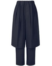 Issey Miyake - Paper-Esque Pleated Trousers - Lyst