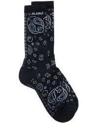 Alanui - Bandana-Print Socks - Lyst