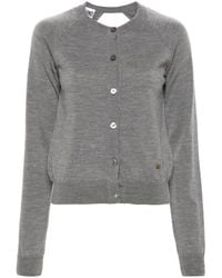 Moschino - Cardigan With Mélange Effect - Lyst