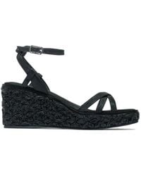 Bernardo - Cairo Criss-Cross Wedge Espadrilles - Lyst