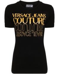 Versace Jeans Couture - T-shirt à logo imprimé - Lyst