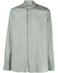 Lardini - Long-sleeved Cotton Shirt - Lyst