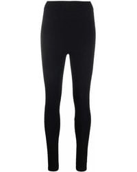 Philipp Plein - Logo-Studded Cotton Leggings - Lyst