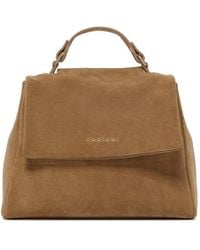 Orciani - Small Sveva Peach Tote Bag - Lyst