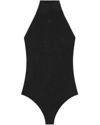 Courreges - Jersey Body Met Halternek - Lyst