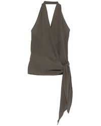 Cortana - Tie-Detail Blouse - Lyst