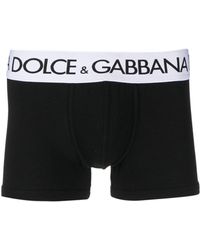 Dolce & Gabbana - Two-Way-Stretch Cotton Jersey Long-Leg Boxers - Lyst