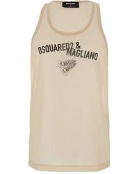 DSquared² - X Magliano Mouwloze Top - Lyst