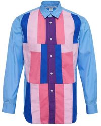 Comme des Garçons - Overhemd Met Patchwork - Lyst