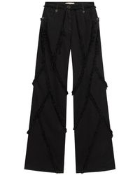 Blumarine - Frayed Jeans - Lyst