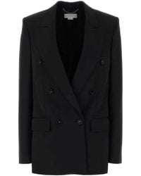 Stella McCartney - Blazer Oversize À Boutonnière Croisée - Lyst