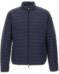 Save The Duck - Quilted Zip Jacket - Lyst