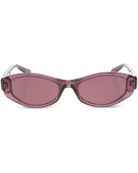Balenciaga - Logo-Plaque Cat-Eye Sunglasses - Lyst