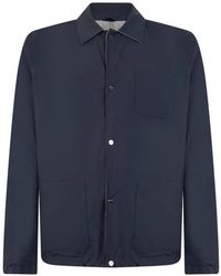 Herno - Button-Up Collared Jacket - Lyst