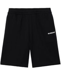 Burberry - Pantalones cortos de chándal con logo - Lyst