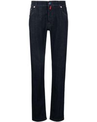 Kiton - Mid-rise Slim-fit Tapered Jeans - Lyst