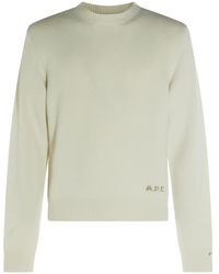 A.P.C. - Sudadera De Punto Con Logo - Lyst