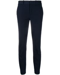 Polo Ralph Lauren - Mid-rise Cropped Slim-fit Trousers - Lyst