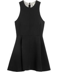 Ami Paris - Mouwloze Mini-Jurk Van Scheerwol - Lyst