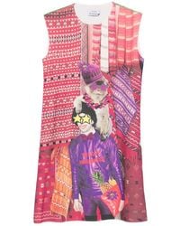 The Artistylist - Graphic-Print Sleeveless Mini Dress - Lyst
