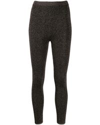 Sandro Pull-on Glitter leggings - Black