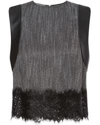 Alberta Ferretti - And Lace Top - Lyst