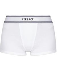 Versace - Logo-Waistband Briefs - Lyst
