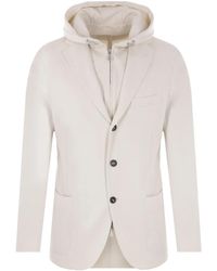 Eleventy - Veste À Capuche - Lyst