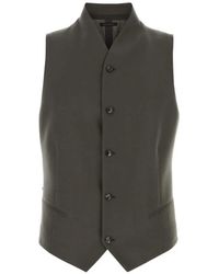 Giorgio Armani - Button-Up Waistcoat - Lyst