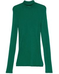Lanvin - Roll-Neck Ribbed Sweater - Lyst