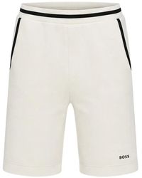 BOSS - Gestreifte Jt_Snug Shorts - Lyst