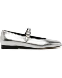 Le Monde Beryl - Mary Jane Leather Ballerina Shoes - Lyst