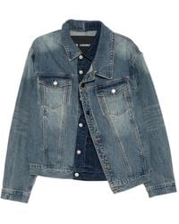 ANDERSSON BELL - Asymmetric Layered Denim Jacket - Lyst