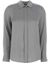 Max Mara - Chemise Baden En Soie À Manches Longues - Lyst
