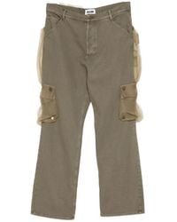 Magliano - Pantalon Cargo À Superposition En Tulle - Lyst