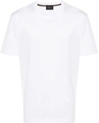 Brioni - Crew Neck Cotton T-shirt - Lyst