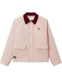 Chocoolate - Corduroy-Collar Raglan-Sleeve Jacket - Lyst