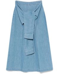 Fabiana Filippi - Cotton Long Skirt - Lyst