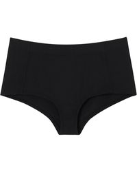 Burberry Cut-out Detail Stretch Jersey Briefs - Black