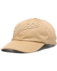 Gucci - Script Logo Cap - Lyst