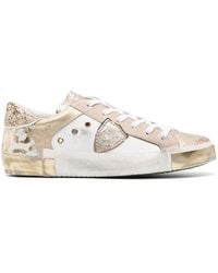 Philippe Model - Paris Logo-Patch Sneakers - Lyst