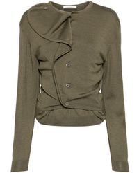 Lemaire - Cardigan mit Trompe-l'Oeil-Muster - Lyst