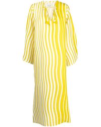 Bambah - Robe Caftan Sicily À Rayures - Lyst