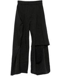 A.W.A.K.E. MODE - Pocket Draped Palazzo Pants - Lyst