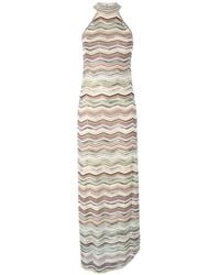 Missoni - Zigzag-Knit Halterneck Dress - Lyst