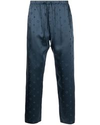 Fleur du Mal - Jacquard Silk Pyjama Bottoms - Lyst