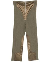Jean Paul Gaultier - Zip-Fastening Panel-Detail Trousers - Lyst