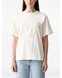 Stine Goya - Broderie-Anglaise Logo-Patch T-Shirt - Lyst
