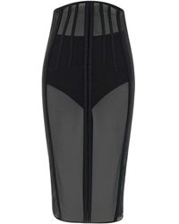 Elisabetta Franchi - Events Tulle Midi Skirt - Lyst