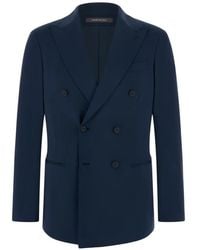 BOGGI - Blazer Double-Breasted Structured Stretch-Nylon B Tech - Lyst
